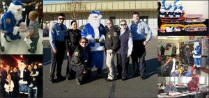 Through generous contributions, we provide families with donated items that are delivered to them by Blue Santa & his helpers.