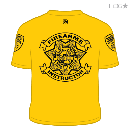 Cdcr Rangemaster Gold T Shirt Hdg Tactical