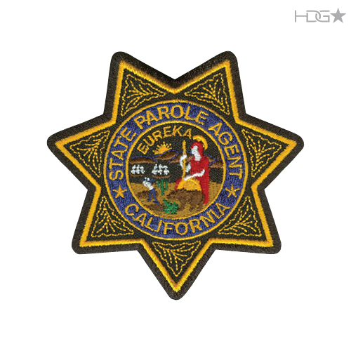 California Parole Agent Badge Patch HDG★ Tactical