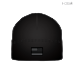 Black Beanie w/ Subdued Flag