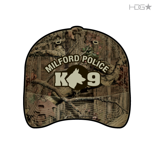 DE Milford Police K9 Camo Hat