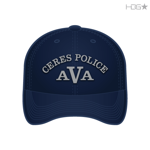 CA Ceres Police AVA Navy Hat