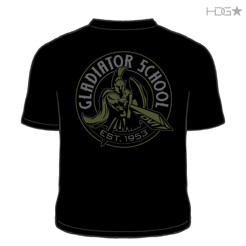 Gladiator School Adult T Shirt