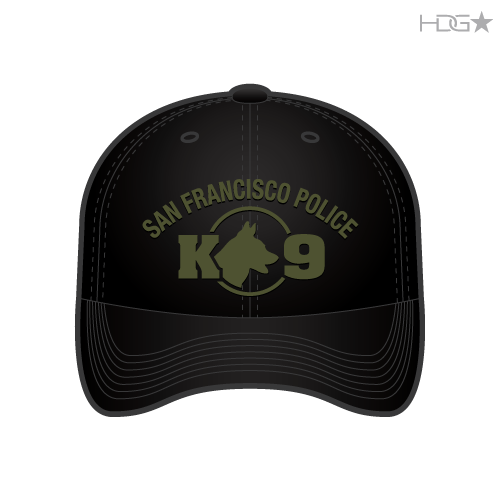 San Francisco Police Patrol K-9 Unit Black FLEXFIT® Hat