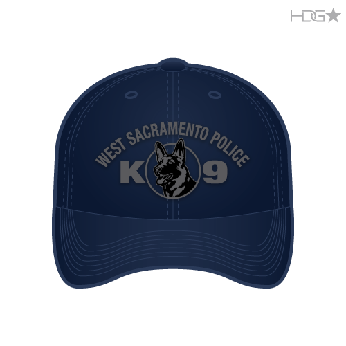 CA West Sacramento Police Navy Dk Grey Hat