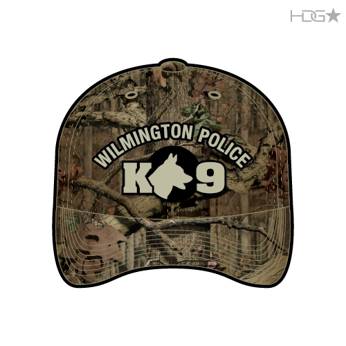 DE Wilmington Police K9 Camo Hat