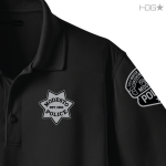 CA Modesto Detective Black Polo