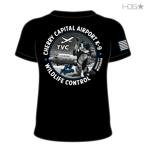 Cherry Capital Airport (TVC) K-9 Team Ladies T Shirt