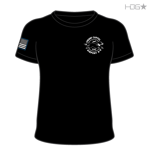 Cherry Capital Airport (TVC) K-9 Team Ladies T Shirt | HDG Tactical