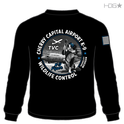 Cherry Capital Airport (TVC) K-9 Team Long Sleeve T Shirt