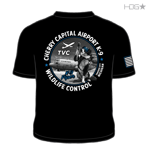 Cherry Capital Airport (TVC) K-9 Team T Shirt