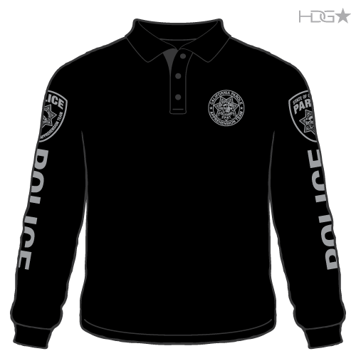 California Parole CPAT Black Polo