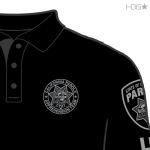 California Parole CPAT Black Polo