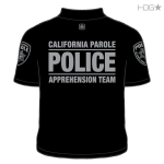 California Parole CPAT Black Polo