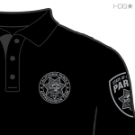 California Parole CPAT Black Polo