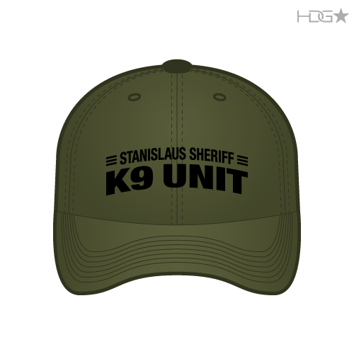 Stanislaus County Sheriff K-9 Unit OD Green FLEXFIT® Hat