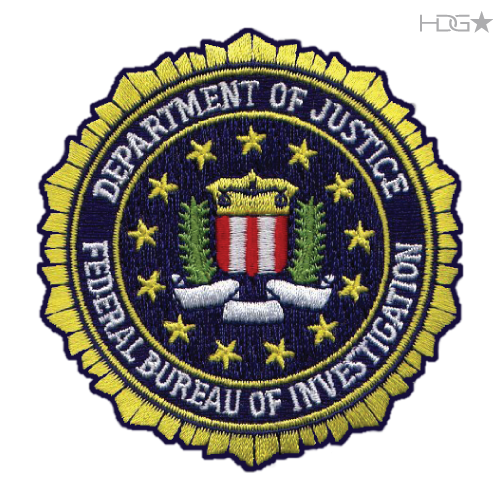 Fbi Federal Bureau Of Investigation Department Of Justice Seal Patch