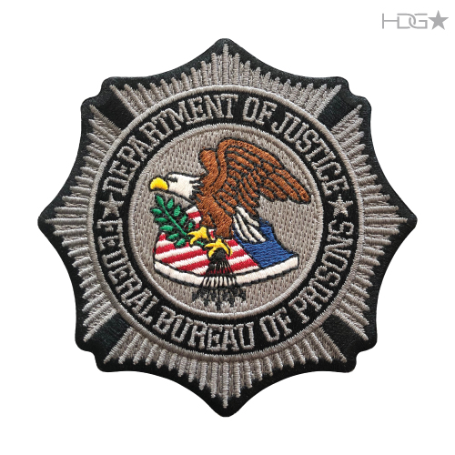 PVC POLICE FEDERAL AGENT PATCH SET