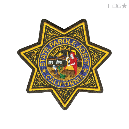 California Parole Agent Badge Patch Hdg Tactical