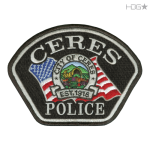 CA Ceres Police Patch