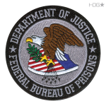 BOP Seal Patch Embroidered with “Department of Justice