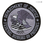 BOP Seal Patch Embroidered with “Department of Justice