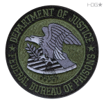 BOP Seal Patch Embroidered with “Department of Justice